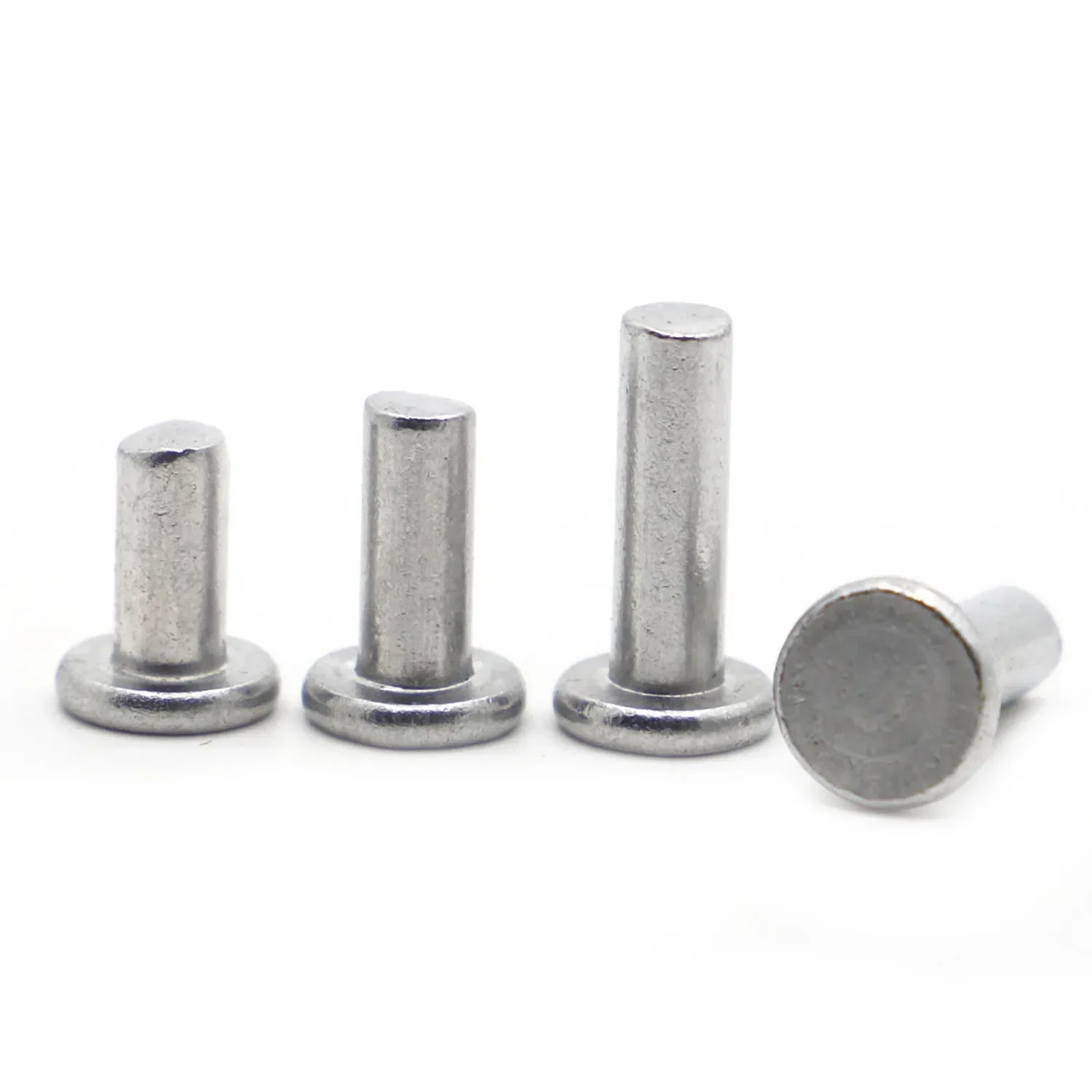 10-50pcs GB109 Flat Head Rivets Aluminum Alloy Solid Rivet M2 M2.5 M3 M4 M5 M6 M8