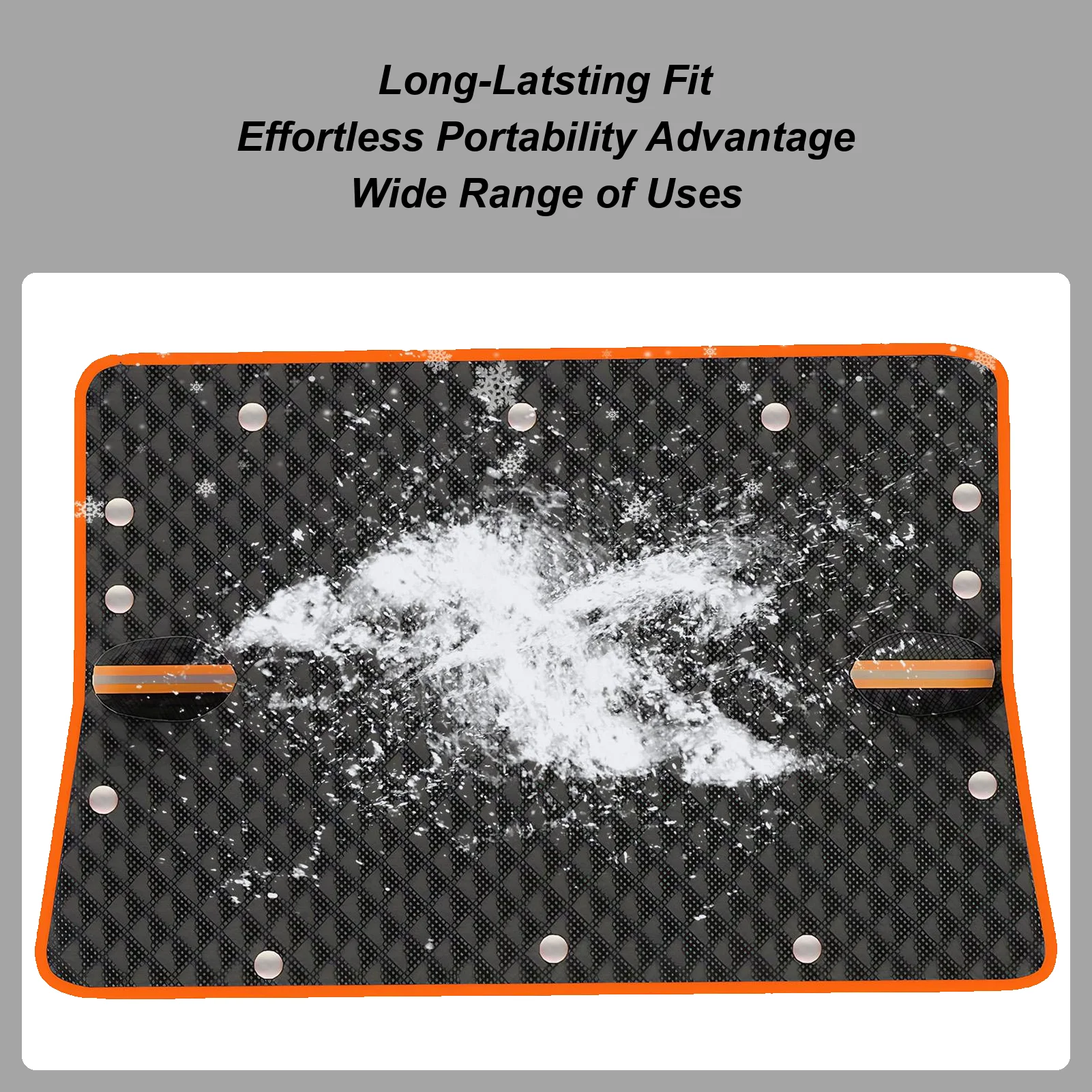 

Car Windshield Magnetic Cover Heavy Duty Sunshade Protector Guard With Strap Windshield Cover For Ice And Snow For Automotive