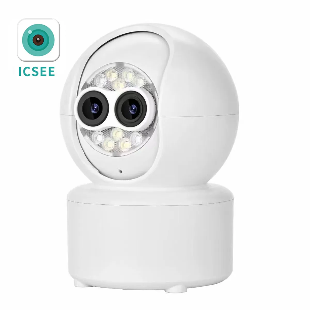 

2MP 1080P iCsee APP Dual Lens Wireless PTZ IP Dome Camera AI Humanoid Detection Home Security CCTV Intercom Baby Monitor