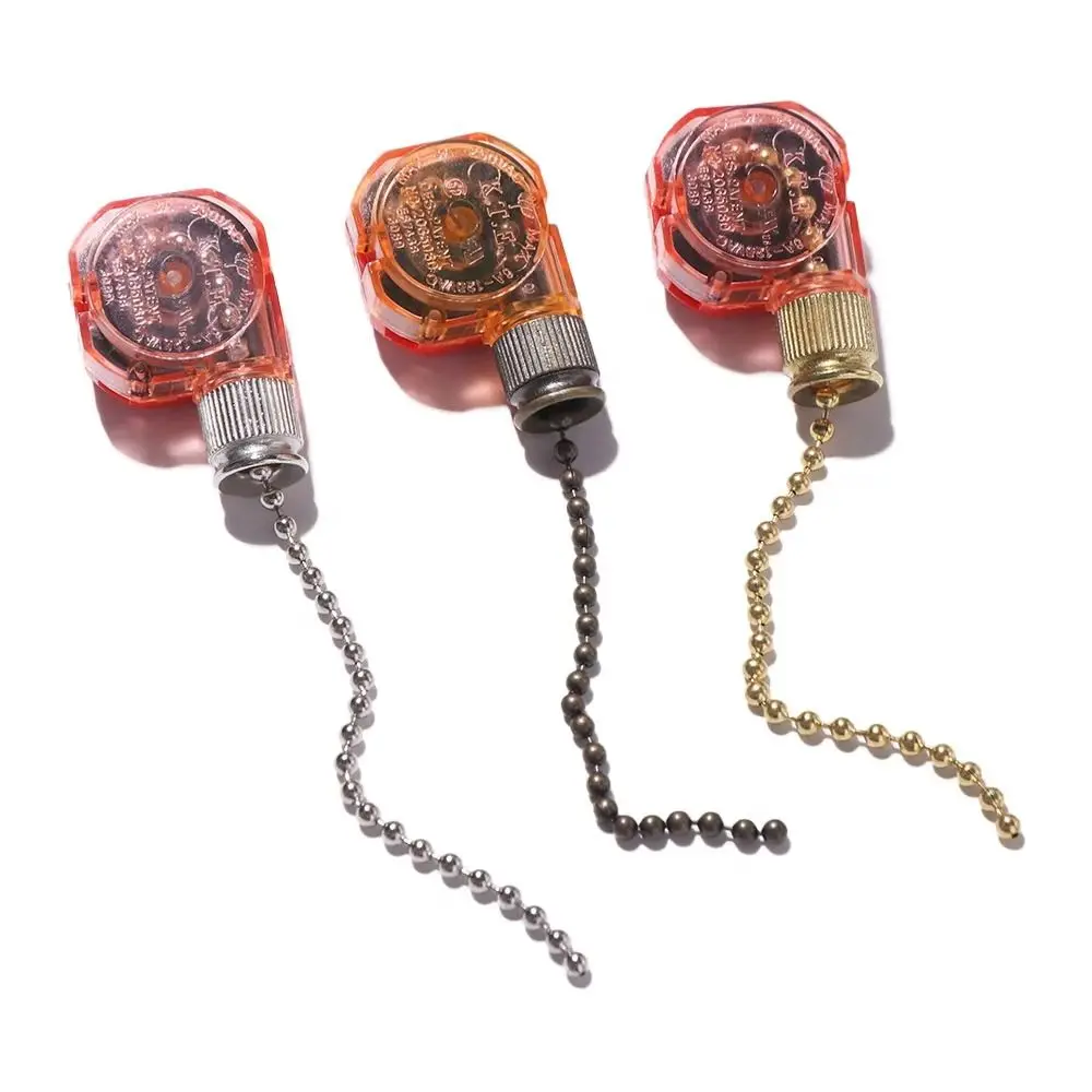 3 Speed Control Ceiling Fan Switch 8cm Chain Smooth Surface Ceiling Fan Speed Control Switch Universal Comfortable Fan Switch