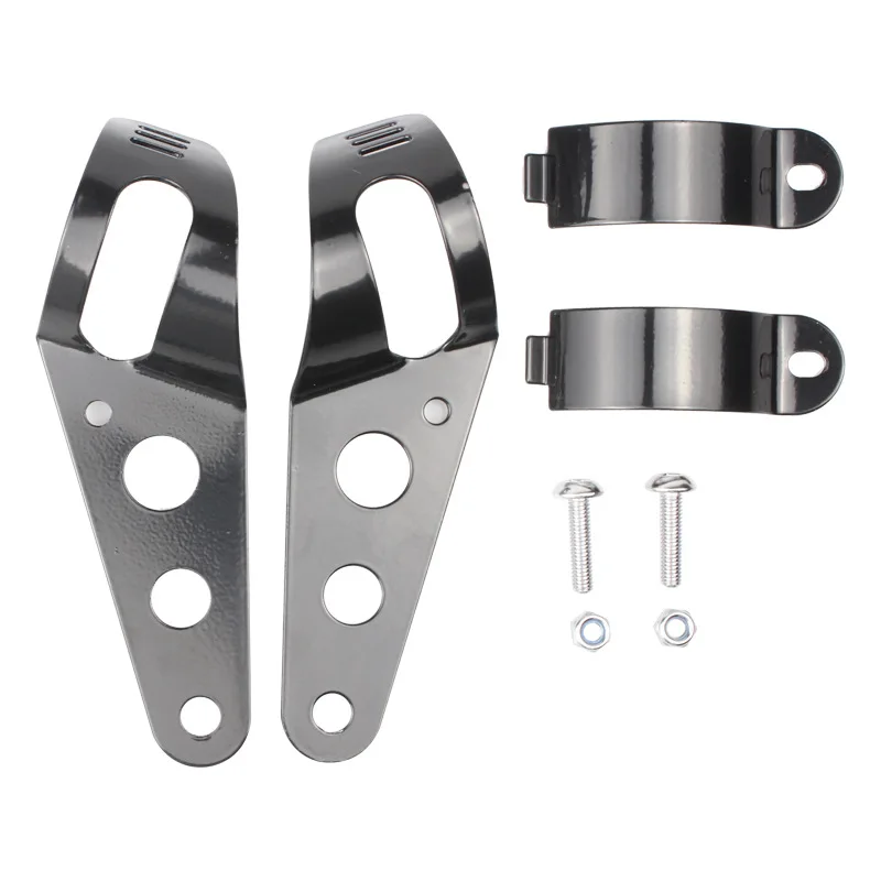 Modified Head Lamp Holder for Motorcycle For Honda Yamaha Loncin Suzuki Haojue Qjmotor Lifan Dayun Front Headlight Metal Bracket