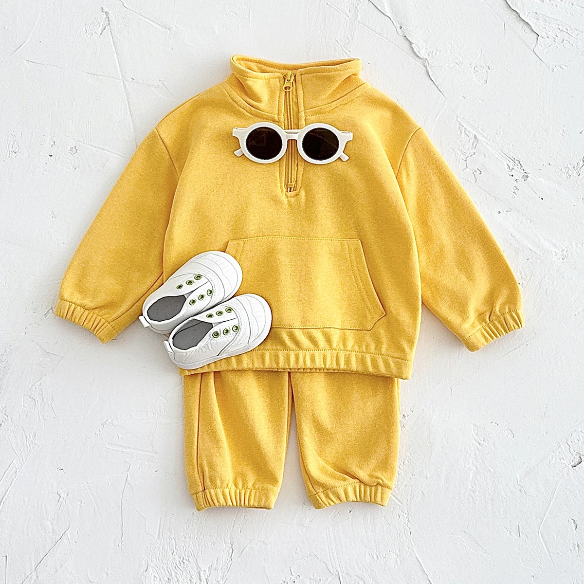 2024 Frühling Herbst neue Kleinkind Jungen Sweatshirt Hosen Kleidung 2 stücke Neugeborenes Baby 0-4y Jungen Mädchen Baby kleidung setzt Baumwolle