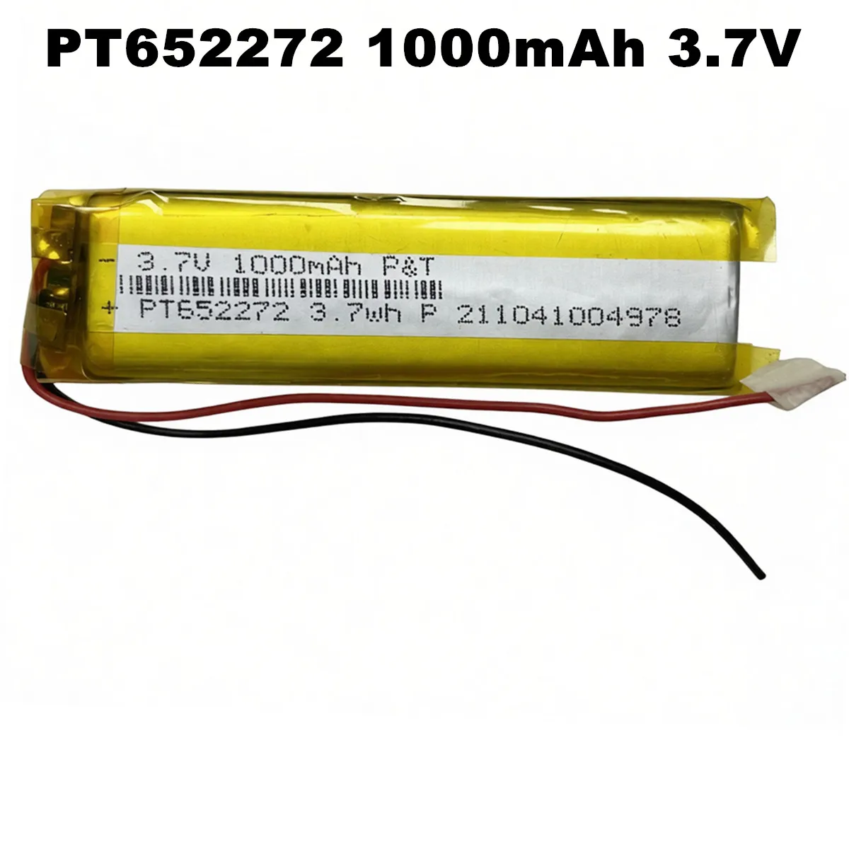 Image of 1-10PCS 3,7 V 1000mAh PT652272 652272 Li-Polymer Akku Für 3D-Brille GPS Navigator Bluetooth Lautsprecher LED-Licht