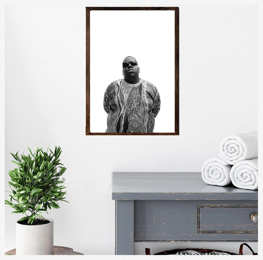 Was All A Dream Biggie Smalls Quote Rap Poster Prints Wall Art Decor The Notorious BIG Canvas Art Print and Poster , It