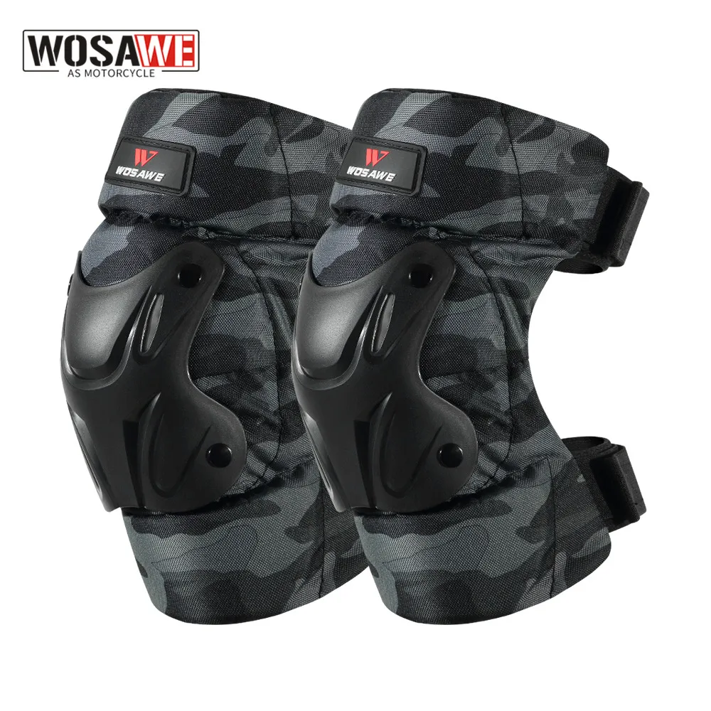 

WOSAWE Protective Motorbike Kneepad Camo Motocross Motorcycle Knee Pads Protector Racing Guards Off-road Elbow Protection