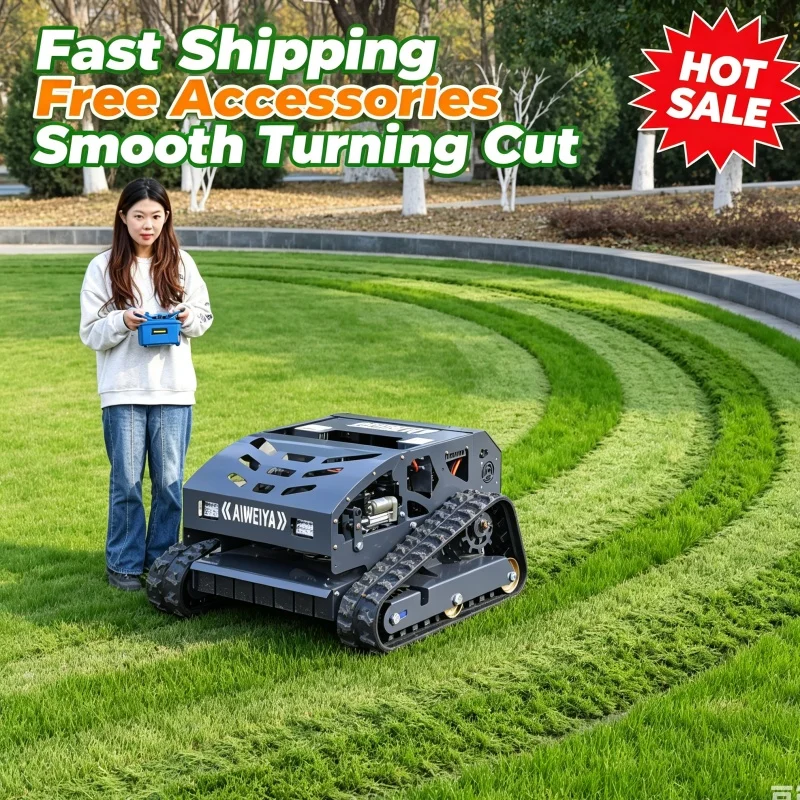 Customized Self Propelled Lawn Mower Zero Turn Lawn Mower Lawn Mower Robot Gas Power For Slope Orchard Lawn