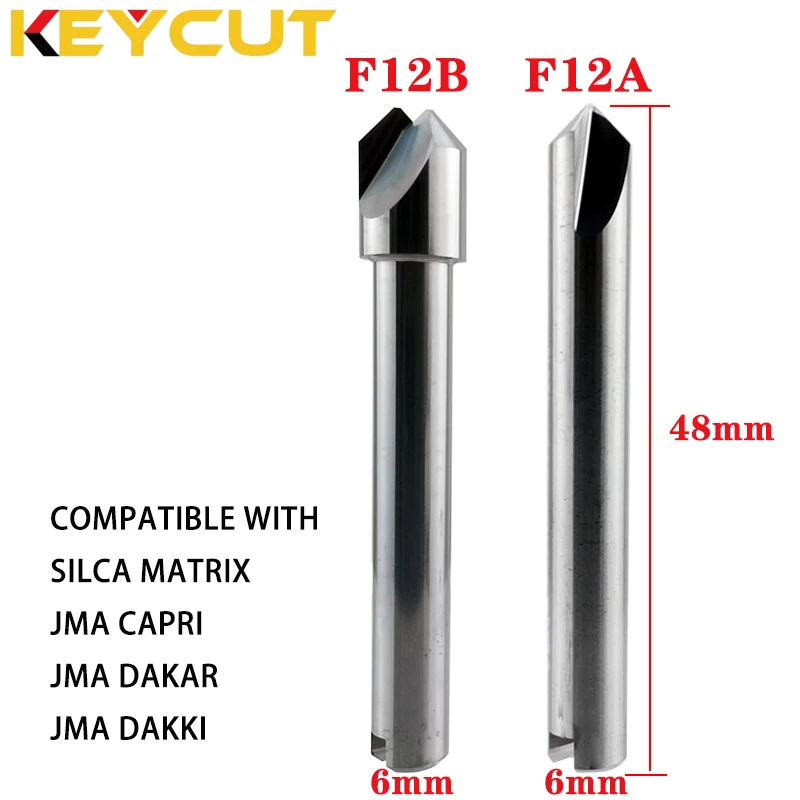 SILCA F12A F12B Mul-T-Lock milling Cutter Fits SILCA MATRIX JMA Capri Dakar Dakki Key Duplicating Machine Aftermarket Locksmith