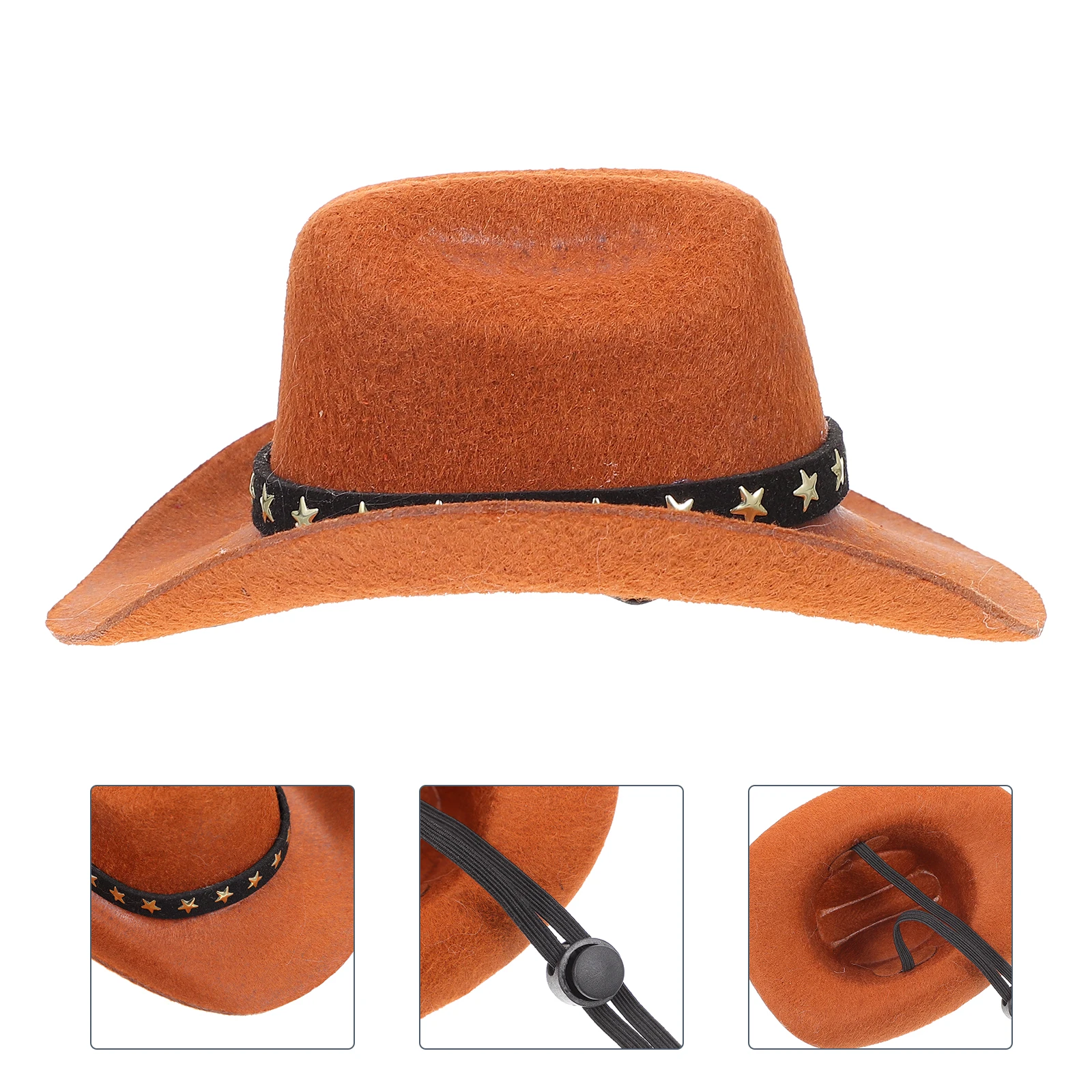 

Cowboy Hat Pet Dressing Headgear Party Hats for Puppy Birthday Styling