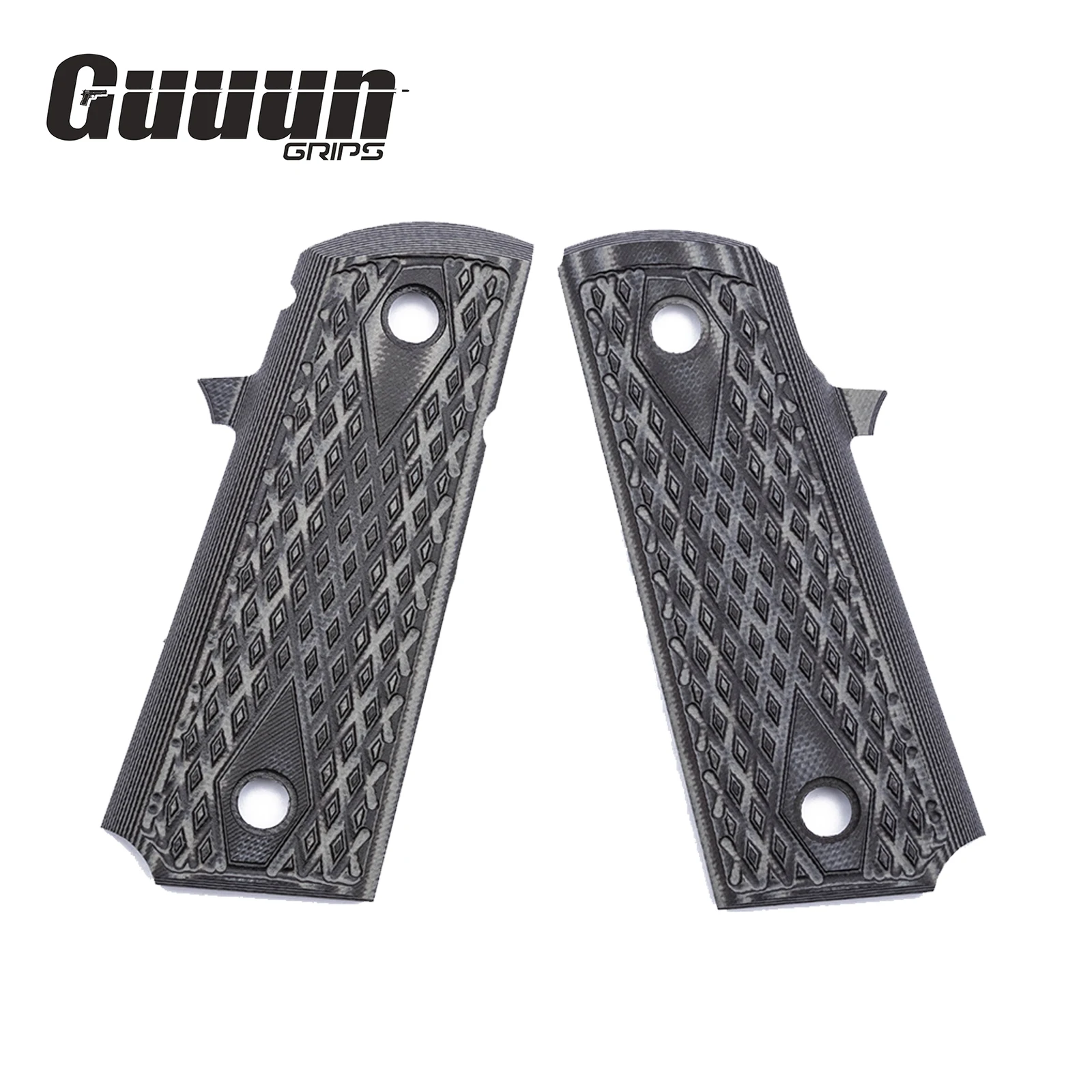 

Guuun G10 Grips For Para Ordnance P13 1911 Diamond Cut Textures