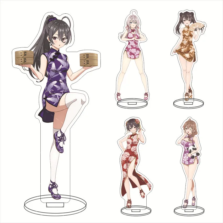 Anime Alya Sometimes Hides Her Feelings In Russian Acrylic Alisa Kuze Masachika Stand Figure Display Cosplay Cartoon Model Plate