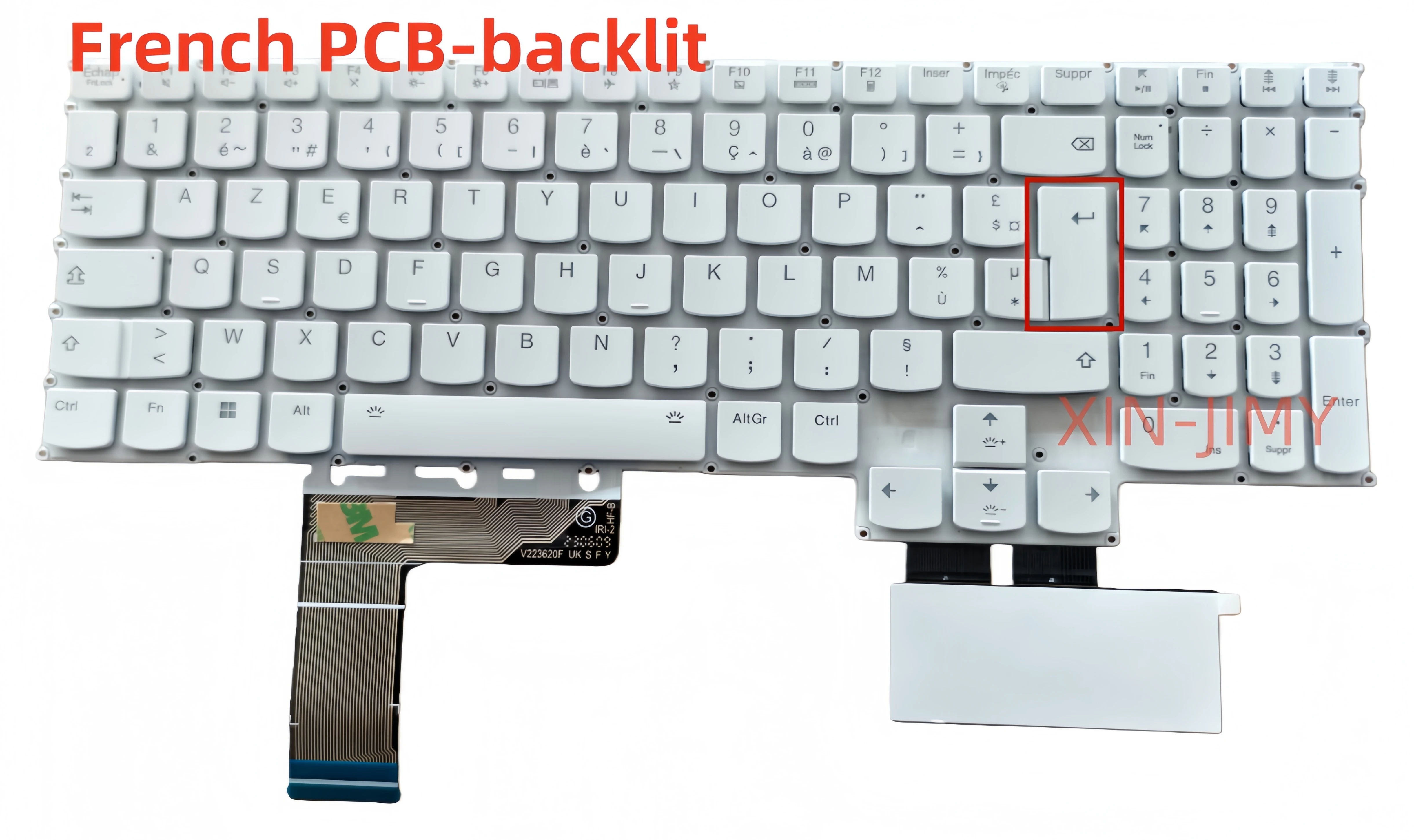 

French PCB Backlit Keyboard For Lenovo Legion Slim 5-16IRH8 5-16APH8 LOQ 15ARP9 15AHP9 15IAX9 15IAX9 15IRX9 15IAX9I G5000