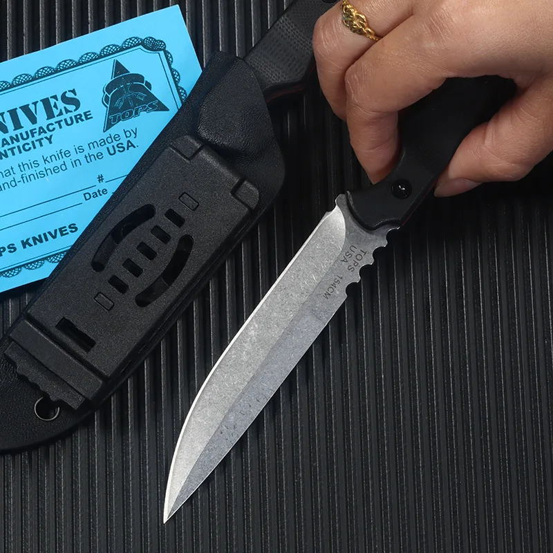 RAPAD X-020 integrated steel outdoor knife, survival straight knife with height and hardness