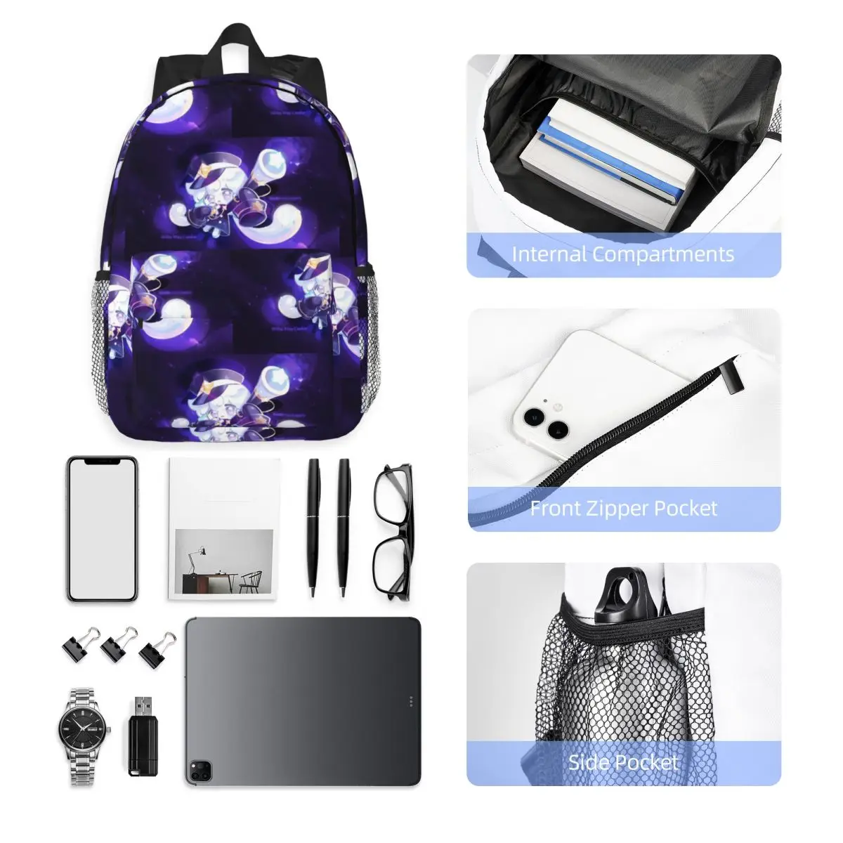 Milky Way Cookie Run Kingdom Game Backpack Hot Sale Daypack Large Capacity Boys Girls BookBag Shoulder Bags Men Women School Bag