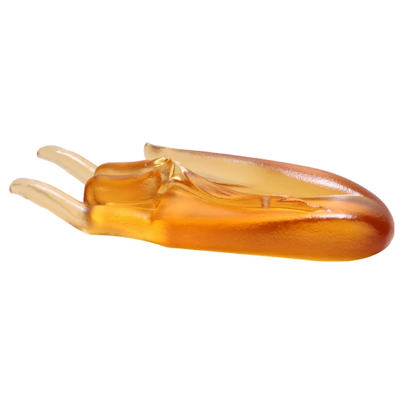 

Glazed bergamot handprint thread incense insert Zen ornament home offering incense burner calligraphy entrance