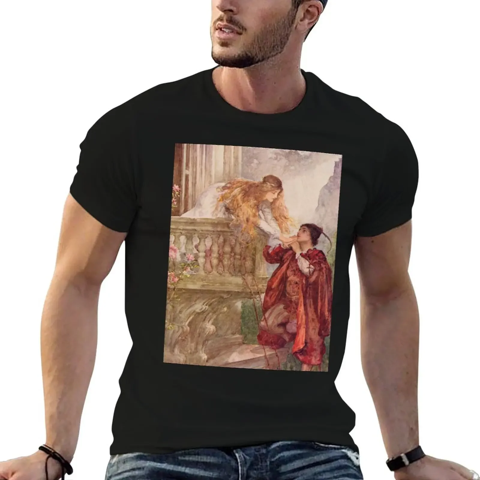 John H. F. Bacon - Romeo And Juliet 1858 T-Shirt anime t shirts football t shirt customizeds sweat shirts, men