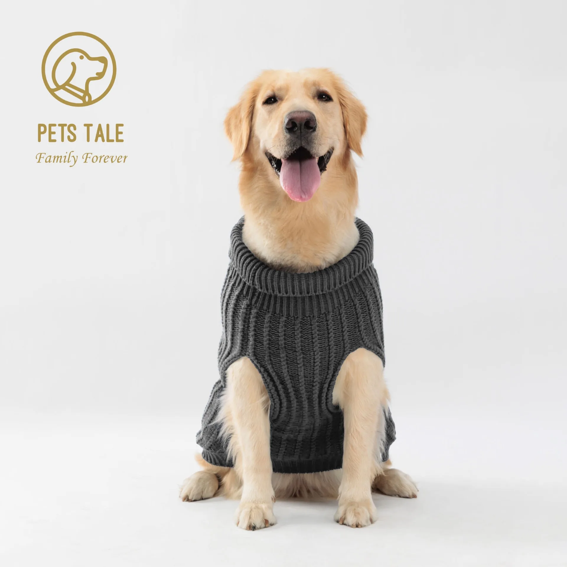 Cozy Knitted Pet Sweater for Winter - Keep Your Dog Warm and Stylish