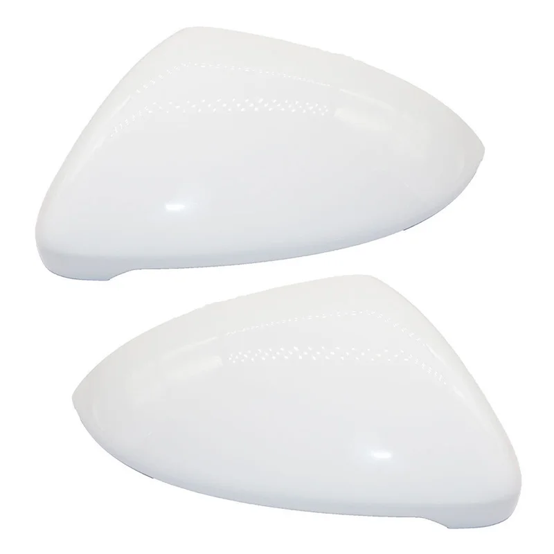 

1 Pair Plastic Car Left & Right Side Rearview Mirror Cap Cover White Fit for Volkswagen Golf 2015 2016 2017 2018 2019 2020