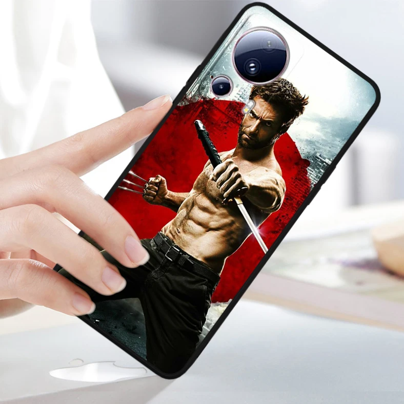 Marvel Avengers Wolverine Cover For Xiaomi Mi 13 12X 12 11 11T 11i 10T 10 Pro Lite Ultra 5G 9T 8 A3 Black Phone Case