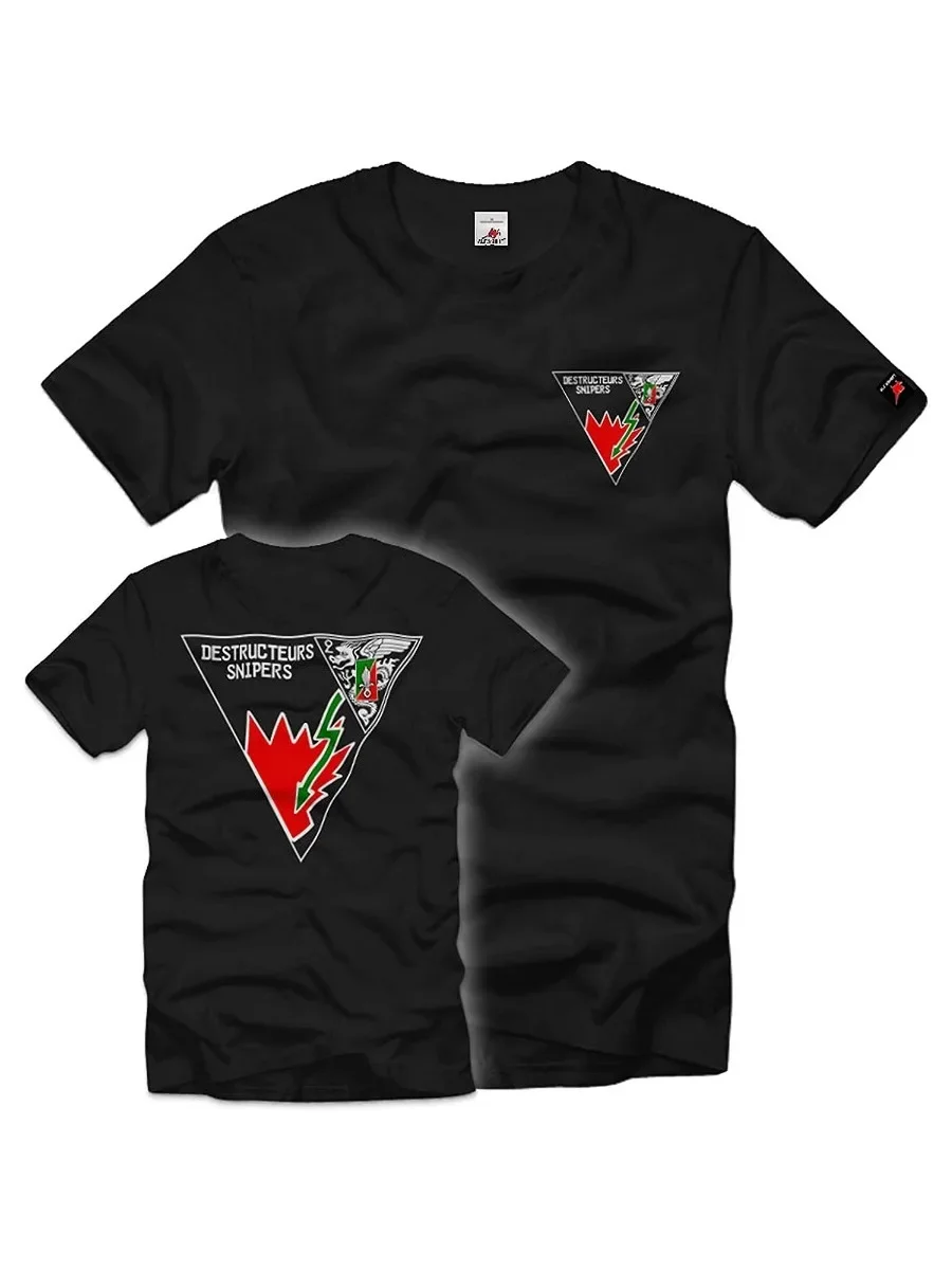 Snipers Foreign Legion 2e REP French Men T-Shirt Short  Casual 100% Cotton harajuku  tshirt