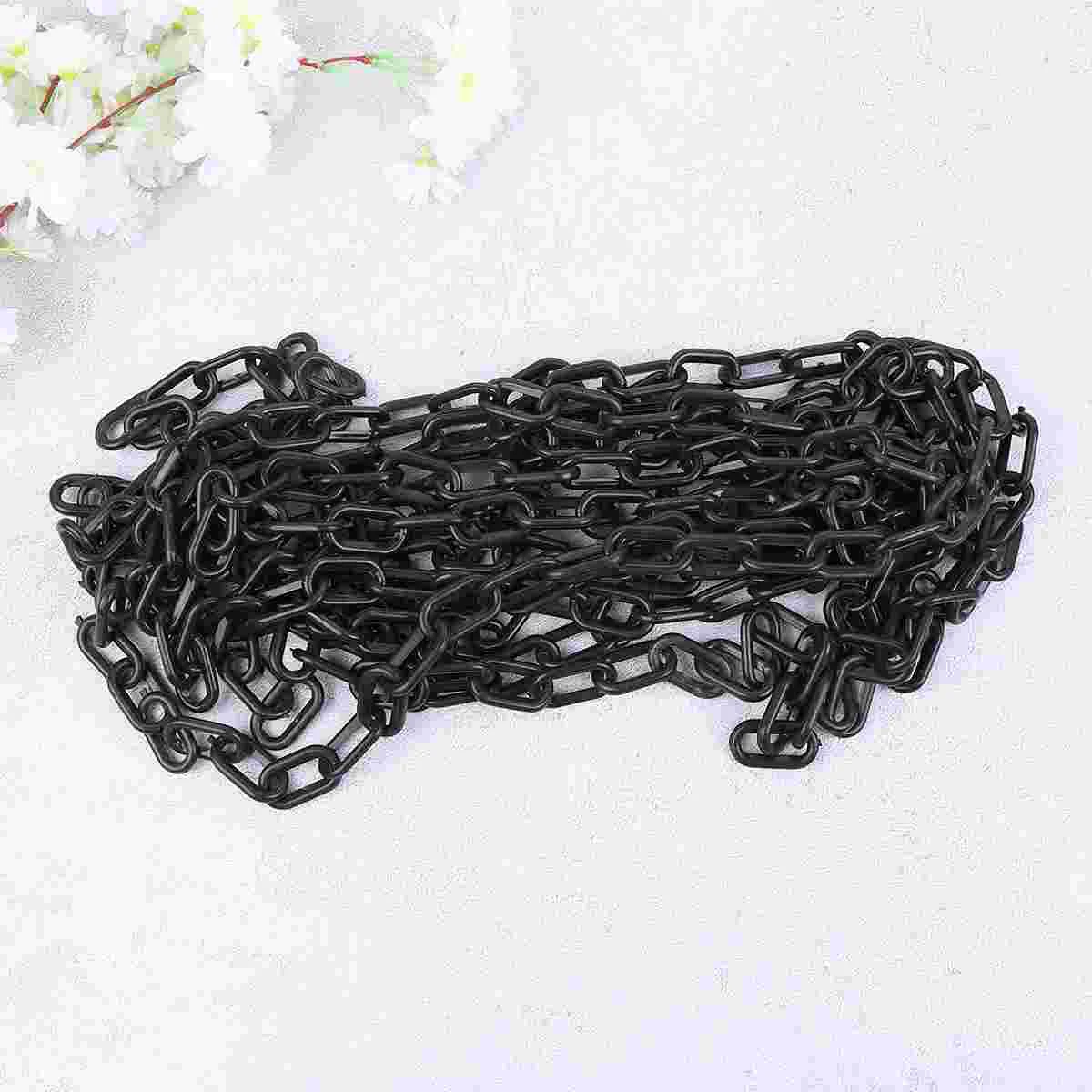 Chain Plastic Safety Barrier Yellow Links Hanging Block Uv Chains Resistant Belt Site Strap Stockroom Accessories Parking