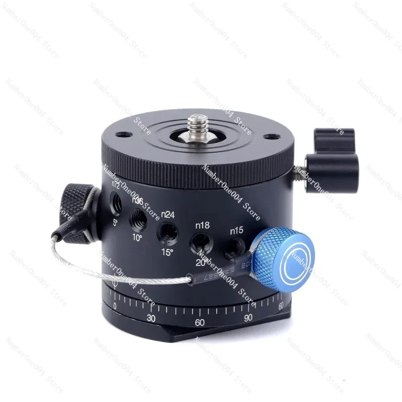 

Fittest DH-55D HDR Panorama Tripod Ball Head Panoramic Indexing Rotator Aluminum Alloy Max. Load 15kg/33Lbs