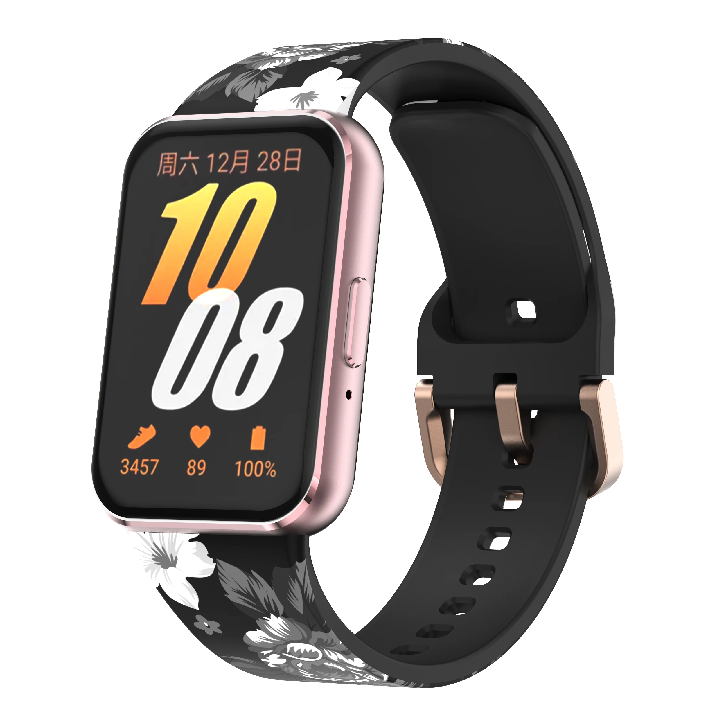 Printed Band for Samsung Galaxy Fit 3 Strap accessories Sport Rubber belt Silicone Bracelet Correa for Samsung Galaxy Fit3 Bands image 3