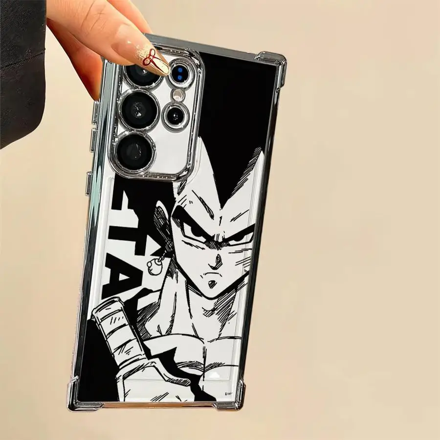 حافظة لهاتف سامسونج جالاكسي S20 FE S23 S25 Edge S21 Plus S22 Ultra S24 Dragon Ball Goku VS Vegeta