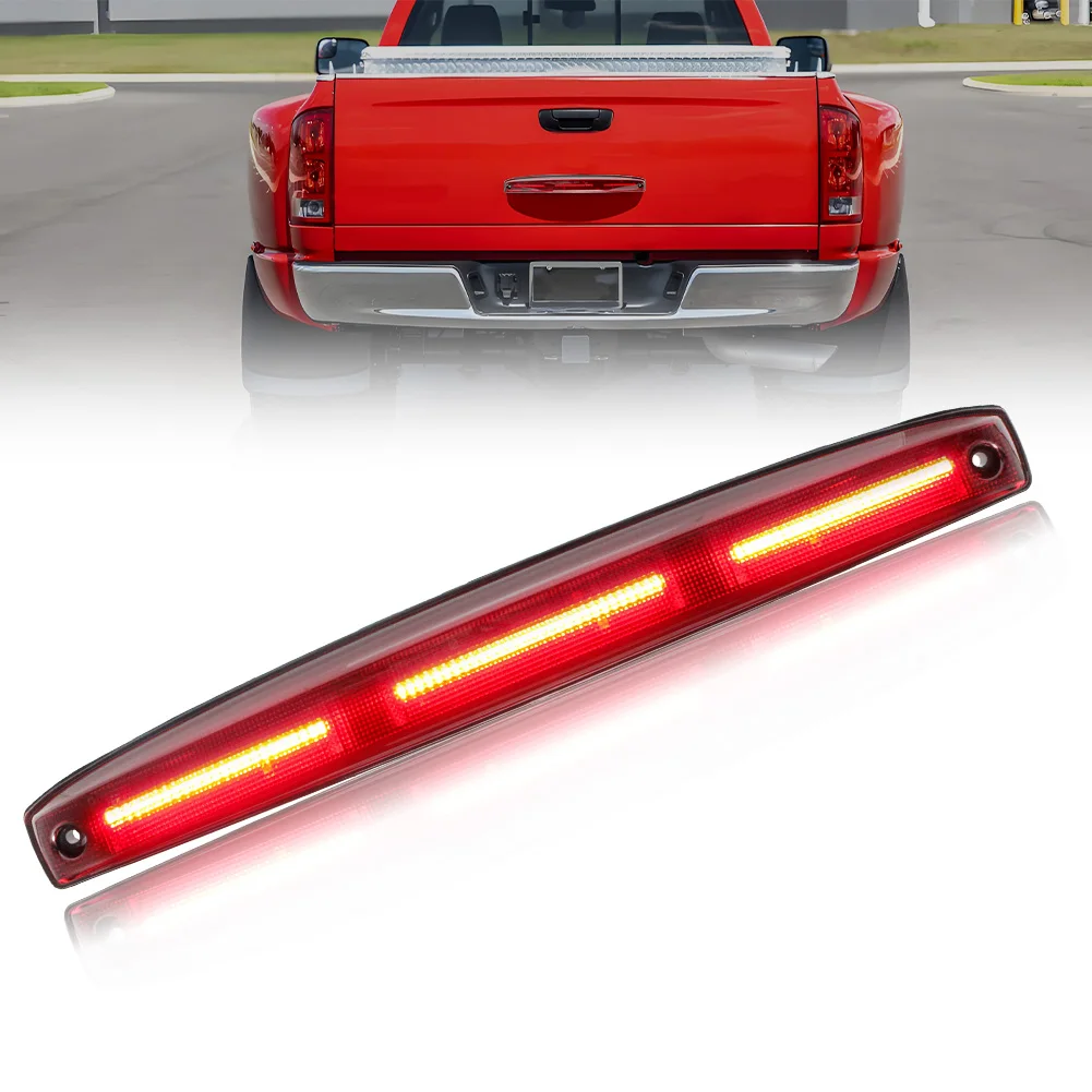 

1Pcs Rear Tailgate 3rd Third Brake Light Tail Light LED For 2003 2004 2005 2006 Dodge RAM 2500 3500 Dually DRW(Dual Rear Wheel)
