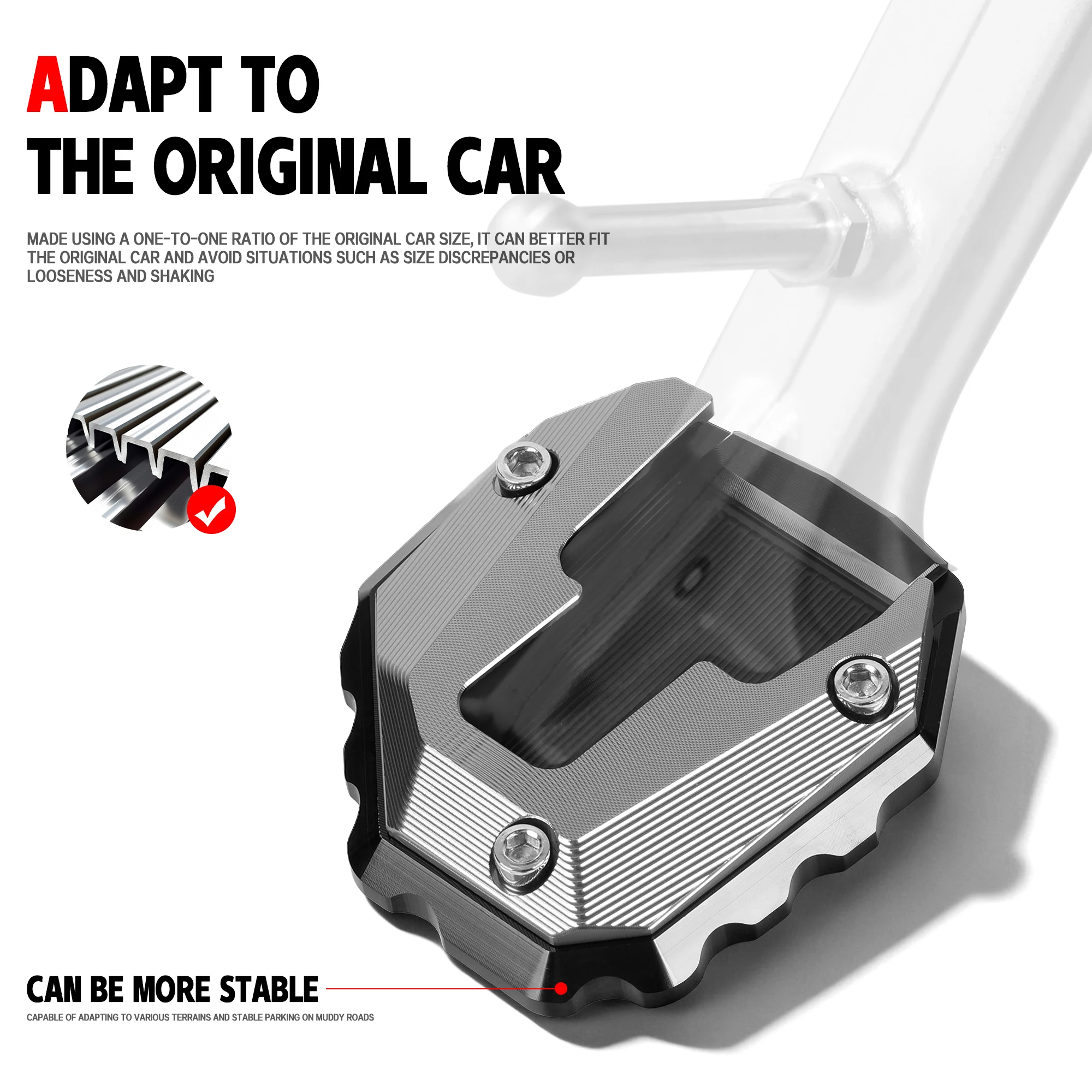 For VOGE DS800X DSX800 Rally 800 DS 800X  800 DSX Motorcycle CNC Kickstand Foot Side Stand Extension Enlarged Foot Pedal Pad