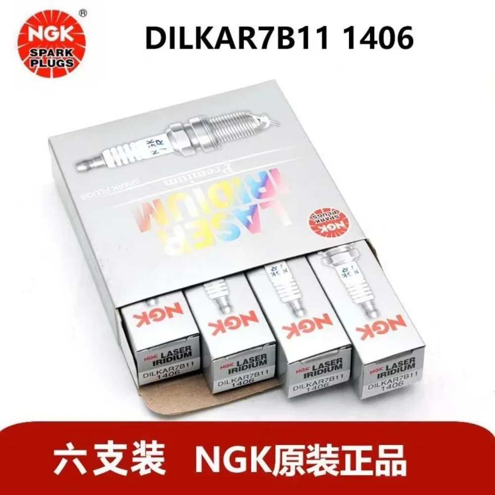 

4/6PCS 1406 DILKAR7B11 Laser Iridium Platinum Spark Plug For Infiniti EX35 FX35 G25 M35 Q50 QX60 QX70QX80 Q70 QX56 2.5L 3.5LVQ35