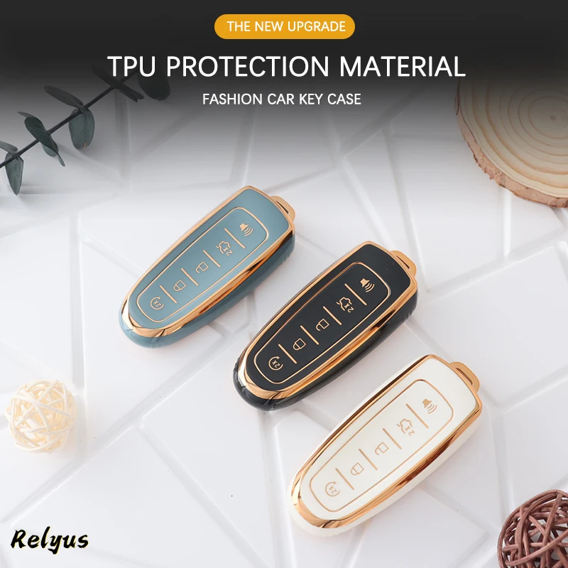 

TPU Car Key Cover Case Protection Shell For Ford Edge Explorer Escape Focus Taurus Flex for Lincoln MKS MKT MKX MKZ Navigator