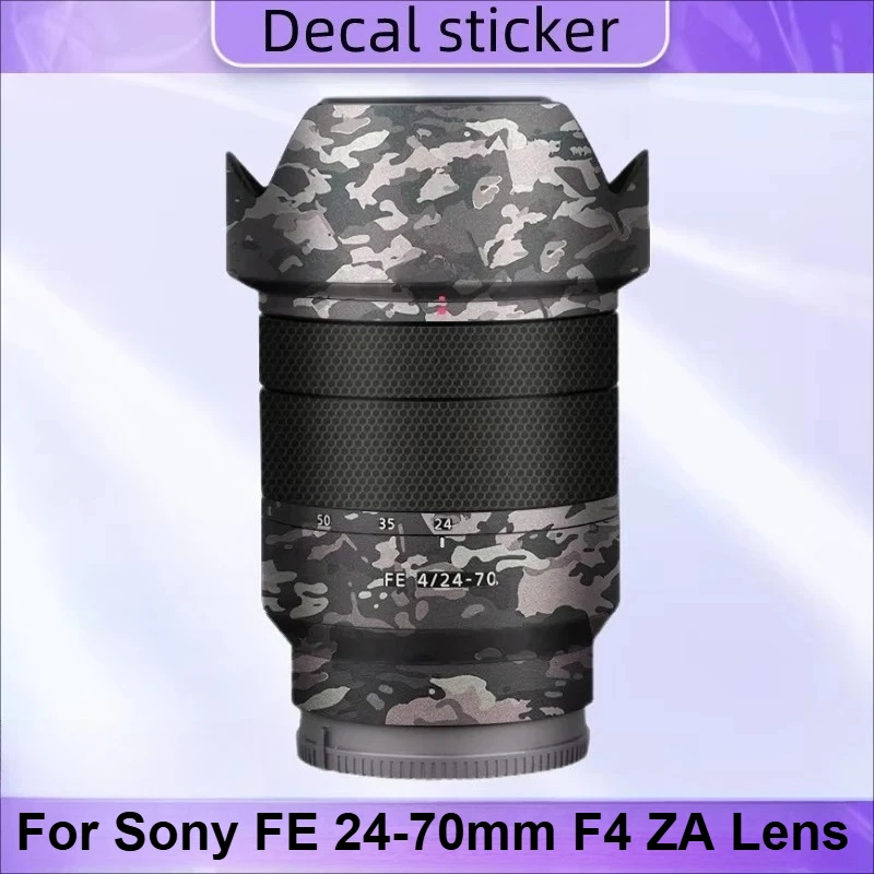 

Защитная виниловая пленка-наклейка для объектива Sony FE 24-70mm F4 ZA (для SONY SEL2470Z), антицарапийная наклейка-пленка для защиты объектива