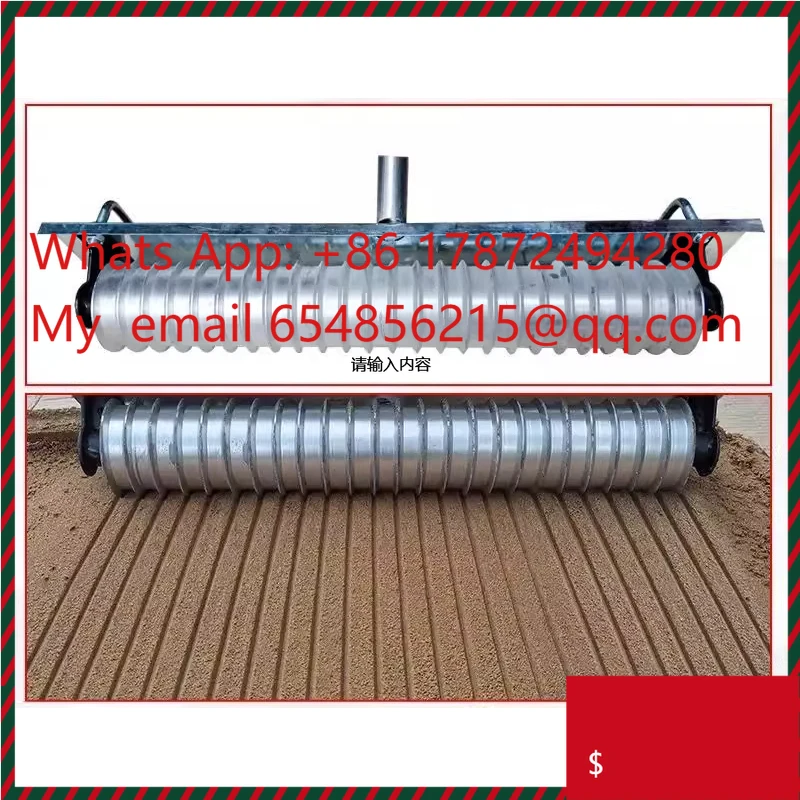 Roller Texturing Machine Concrete Cement Pavement Anti-Slip Texturing Roller Engraving Equipment