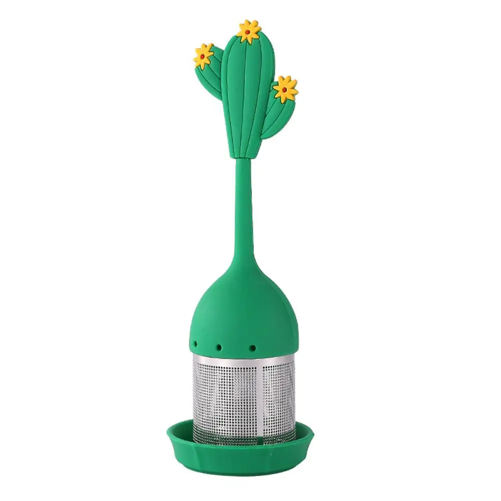 Silicone Steeper Flamingo Tea Infuser Tea Party Home Brewing Silicone Top Fine Mesh Design Rust Resistant Oxidation Resistant