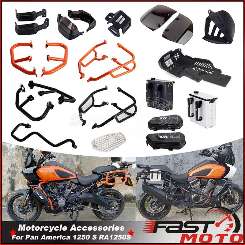 

Motorcycle Accessories For Harley PAN AMERICA 1250 21+ RA 1250 S Skid Plate Belly Pan Engine Bash Plate Chassis Protection Cover