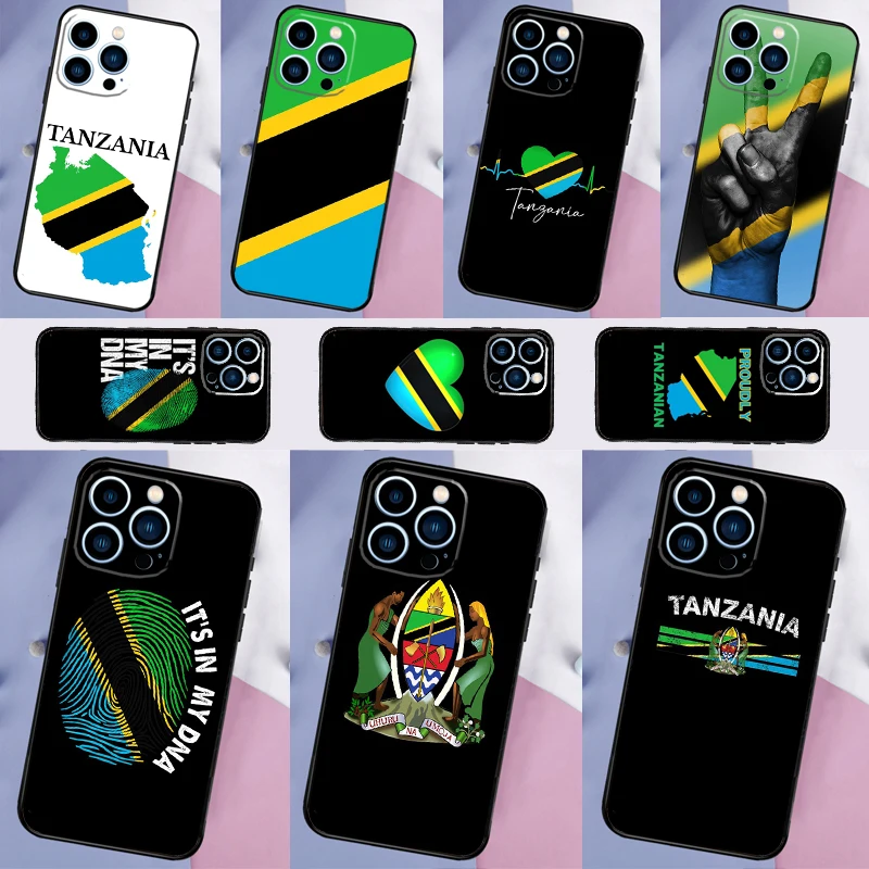 Tanzania Flag Case For iPhone 16 15 13 12 11 14 Pro Max Mini X XR XS Max Plus Bumper Back Cover