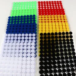 100 Pairs of Point Self-adhesive Fastener Tape 10/15/20/30mm Disc  Glue Strong Glue Round Picture Hook and Loop