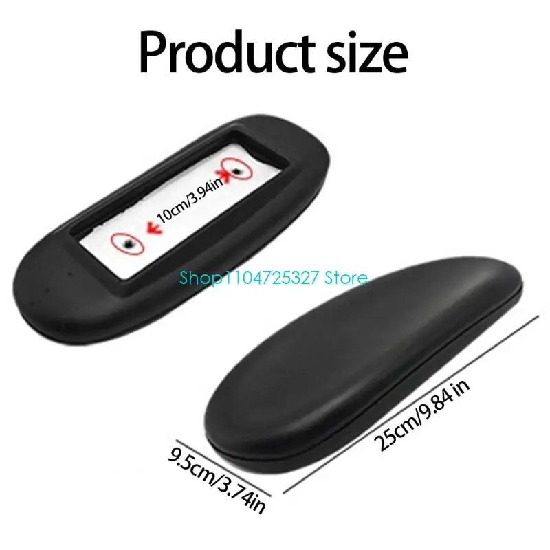 D8KF Foam Filled Desk Chair Armrest PU Cover Easy Installation Office Chair Armrest