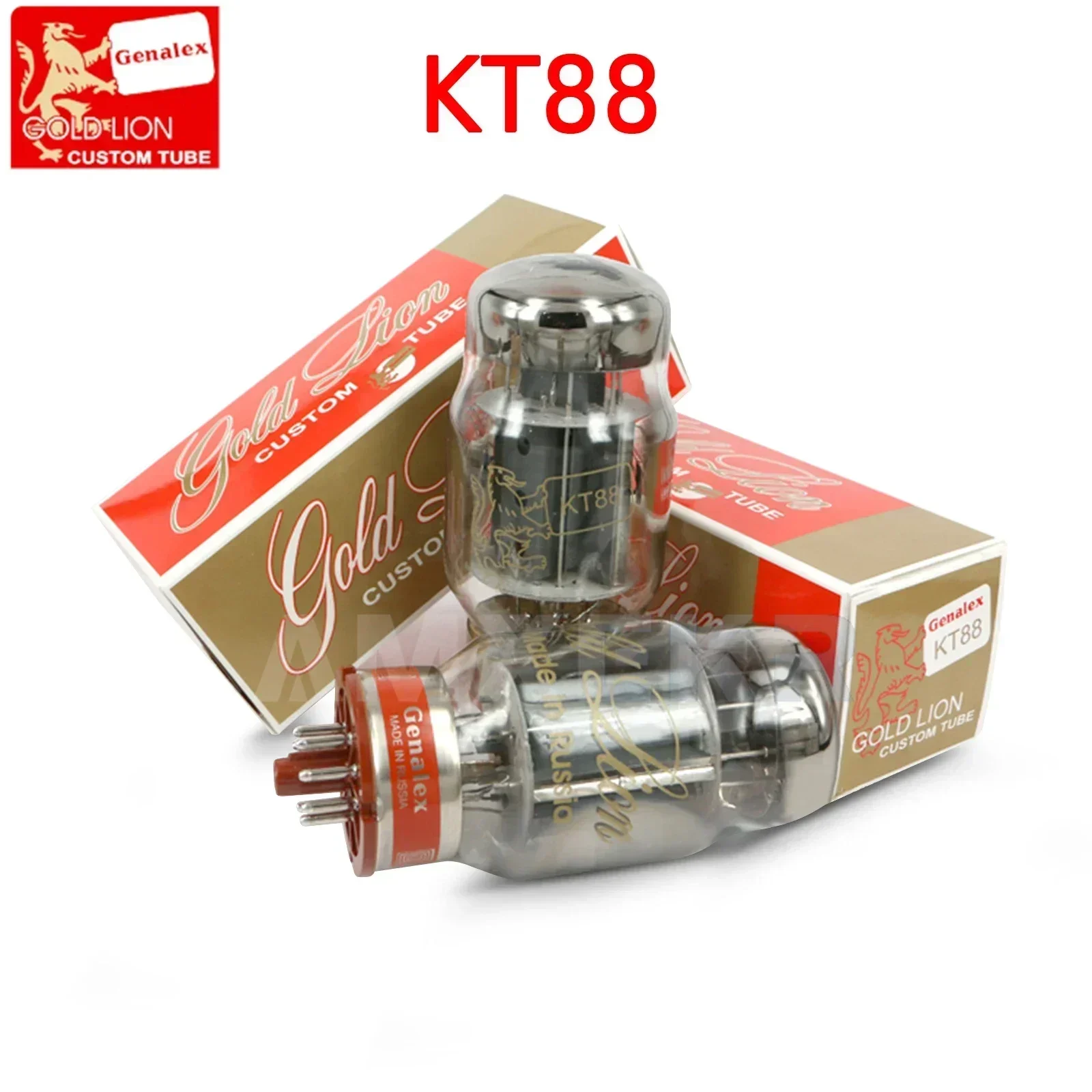 Tubo de vacío Gold Lion KT88 de precisión combinado Genalex KT88/6550 reemplazo de tubo electrónico para amplificador