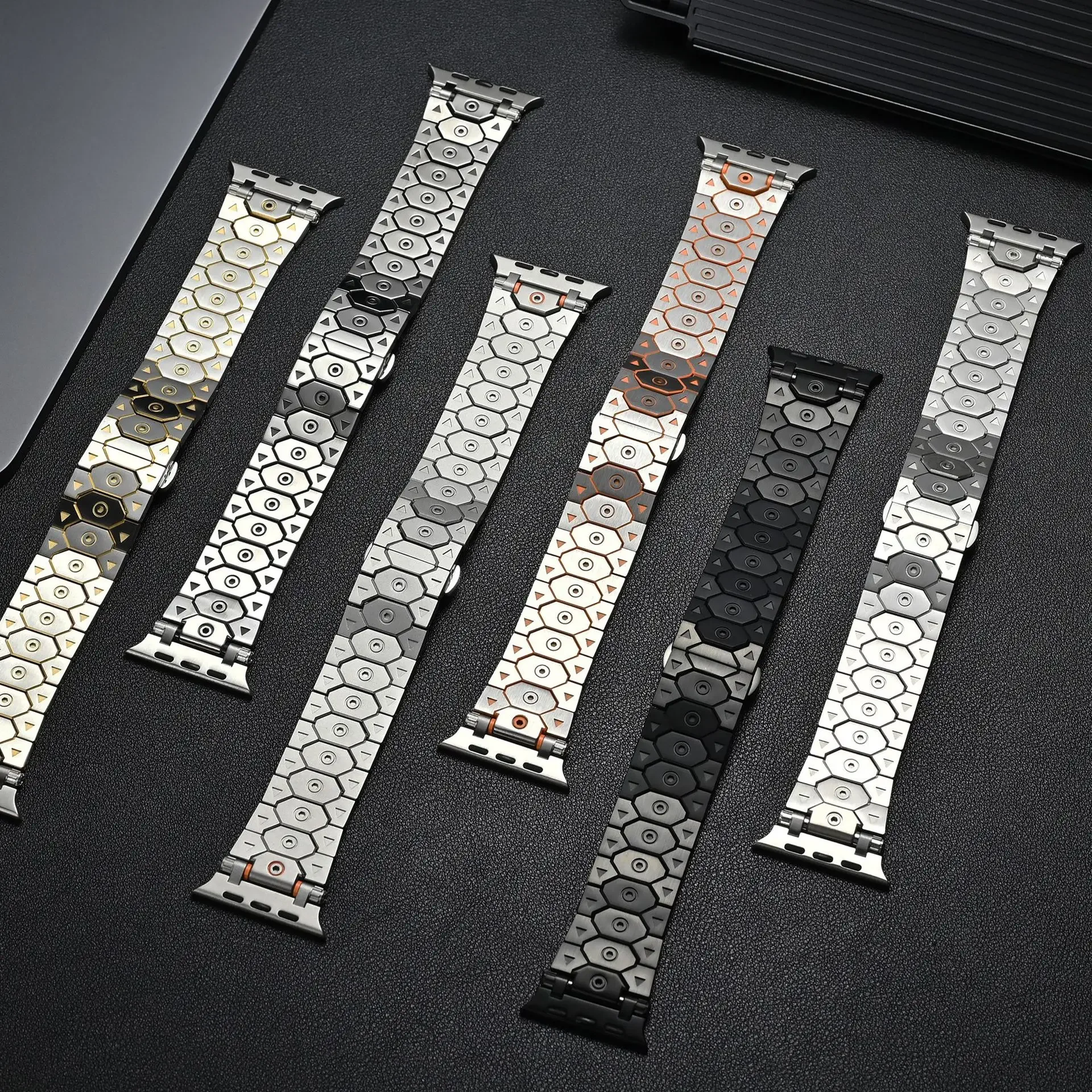 Stainless Steel Titan Strap for Apple Watch Ultra 49mm Luxury High-end Metal Watchband iwatch 10 9 8 7 6 5 4 SE Band Accessories
