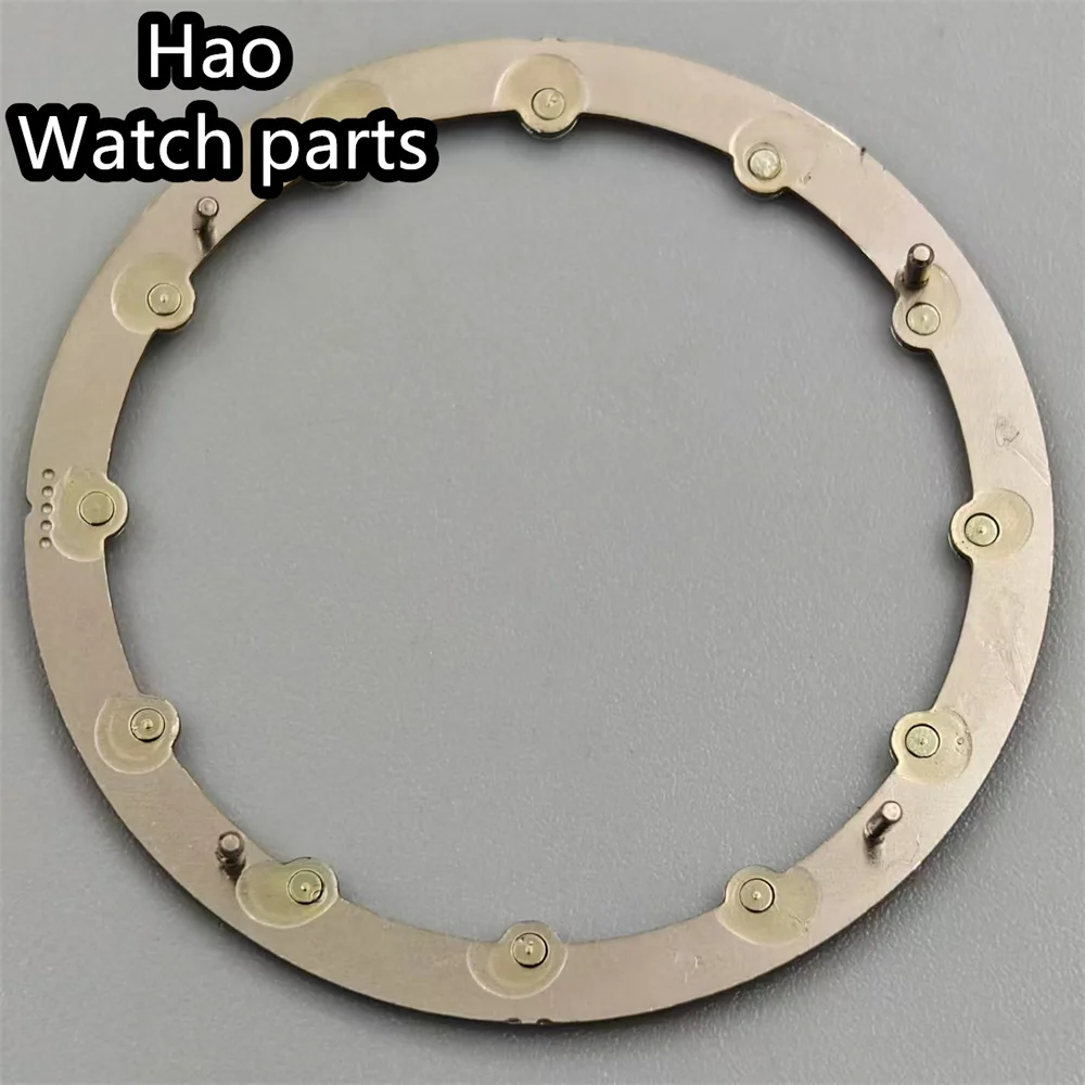 BLIGER 29mm 시계 다이얼 할로우 다이얼 링, NH70, NH71, NH72, 스켈레톤 무브먼트, 녹색 발광 플레이트, 시계 수리 액세서리