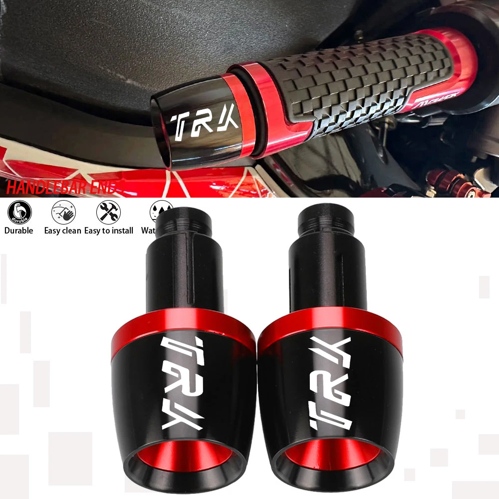 

Motorcycle Handlebar Grips Cap Weight PartsAnti Vibration Silder Plug Ends For Benelli TRK 502 251 302 2010-2024 2023 2022 2021