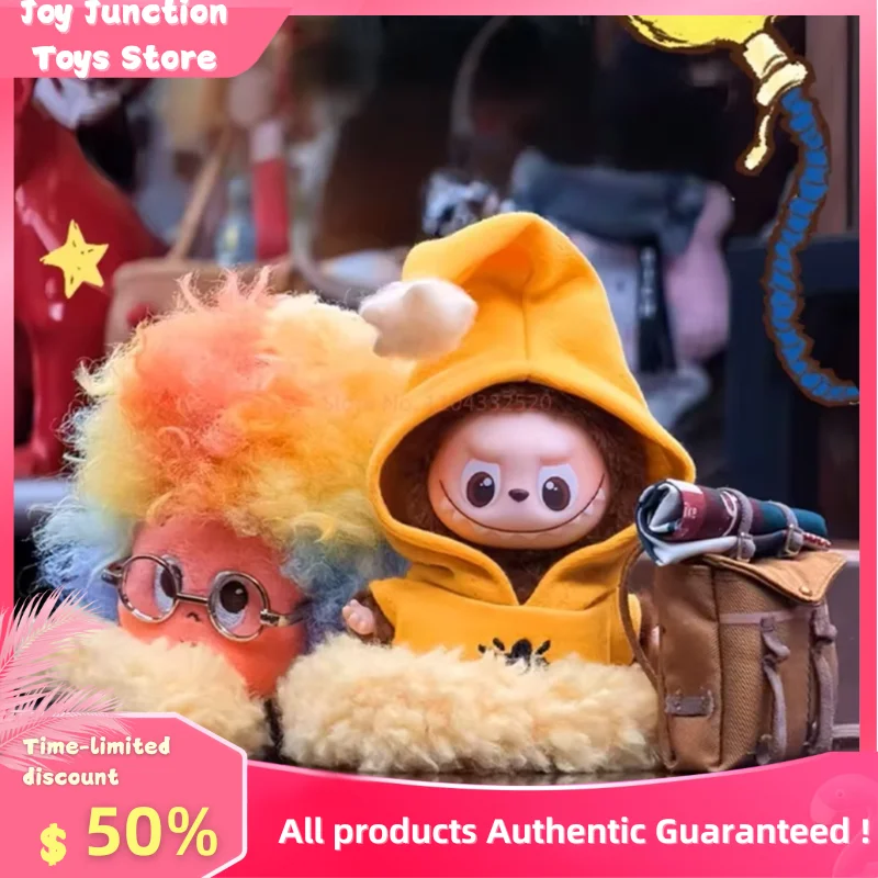 

Новинка, подходит для одежды Labubu 4,0, секретный код поколения в сердце, серия 10 см, мини-кукольная одежда, костюм с капюшоном «Звездный человек»