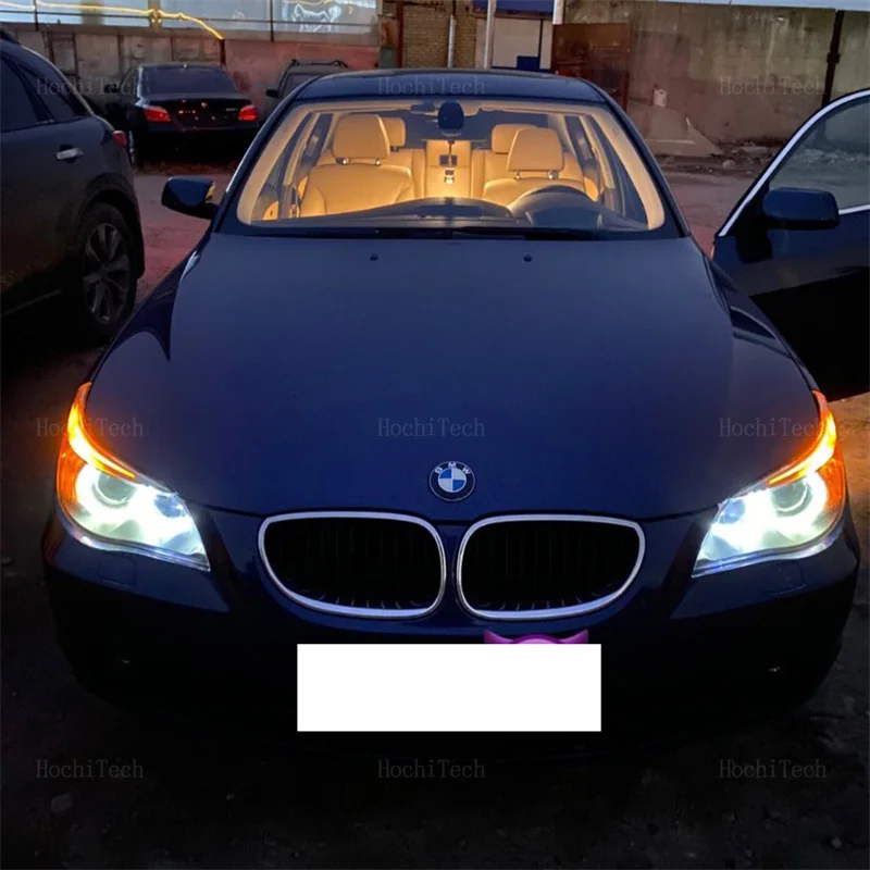 LED BMW Angel Eyes Ring Marker Bulbs For BMW 5er E60 E61 Pre-LCI 520i 523i 525i 528i 530i 535i 540i 90W White Bulb