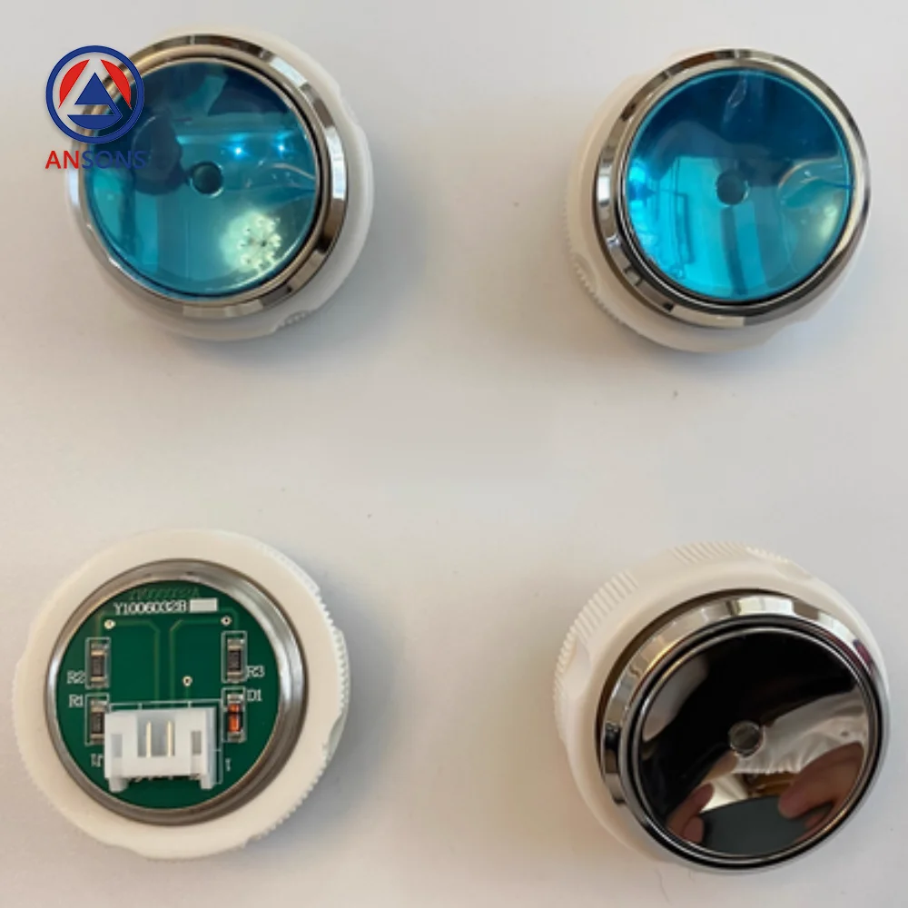 Y1006032B Y1006032A OTIS مصعد زر مقاوم للانفجار الفولاذ المقاوم للصدأ Ansons قطع غيار المصاعد #1