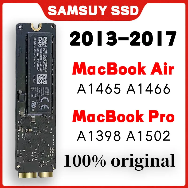 Original SSD For 2013-2017 A1398 A1465 A1466 A1502 128GB 256GB 512GB 1TB MacBook Air MAC PRO Laptop Solid State Disk