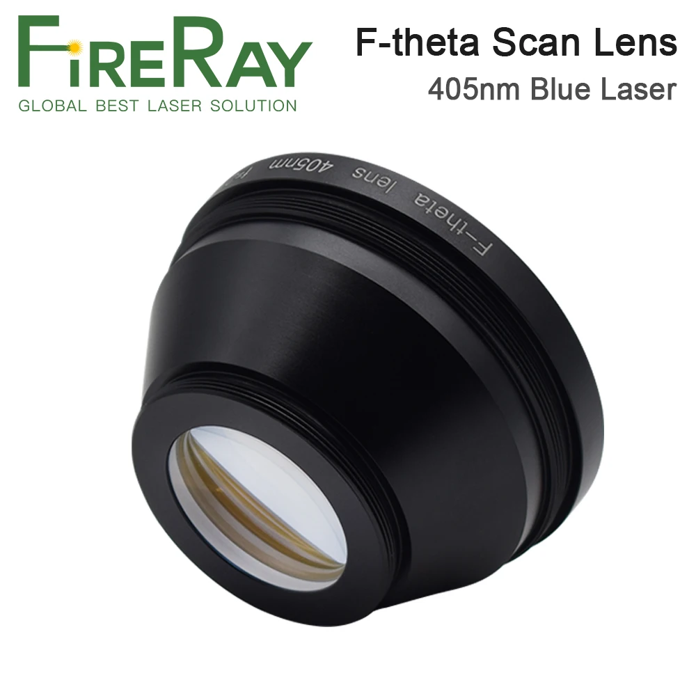 FireRay 3D 프린터 기계용 블루 레이저 렌즈, 405nm F-세타 스캔 렌즈, 50x50-300x300 FL 110-430 나사, M85