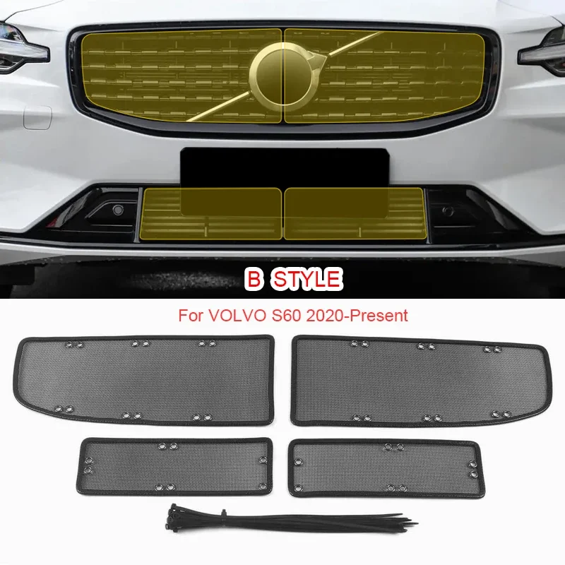 Car Insect-proof Air Inlet Protect Cover Airin Insert Net External Auto Accessories For VOLVO S60 S90 V60 V90 POLESTAR 2 3 4