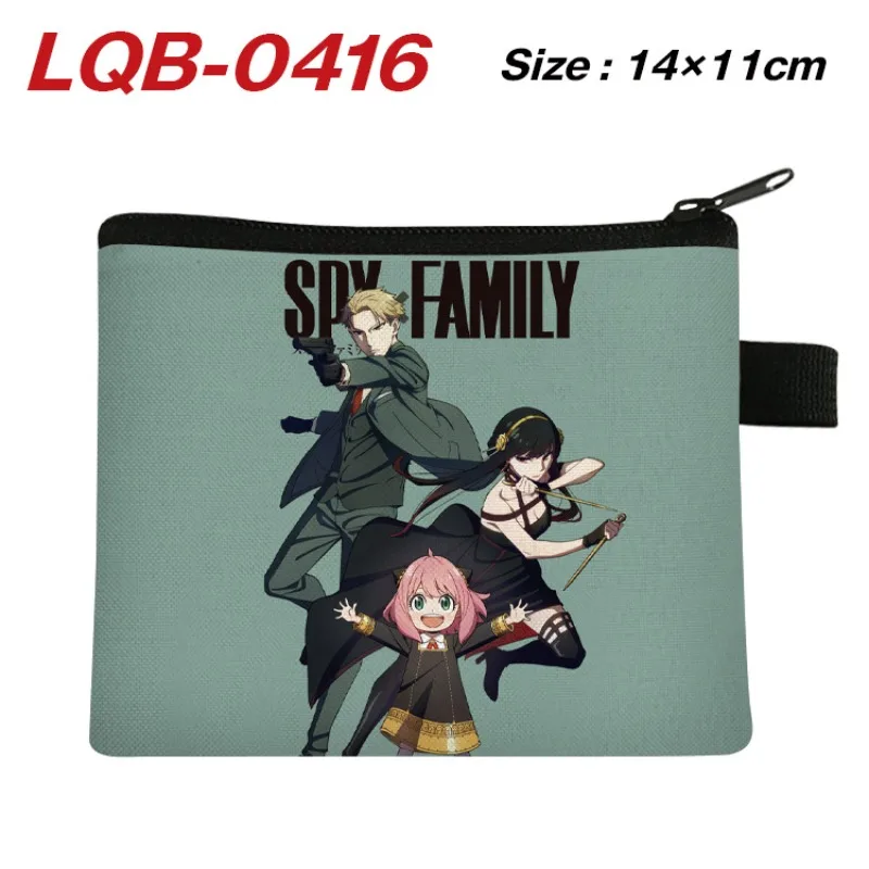 اليابانية أنيمي الجاسوس × الأسرة Kawaii الكرتون نمط المحفظة أنيمي البضائع هدية صغيرة