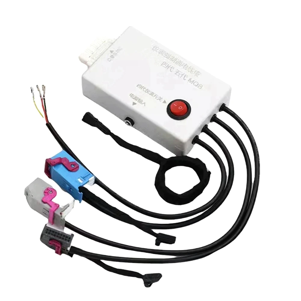 

A42M-MQB кластер 12 В-14 В, испытательная платформа силового кабеля для приборной панели VW, ремонт запуска, тест на освещение